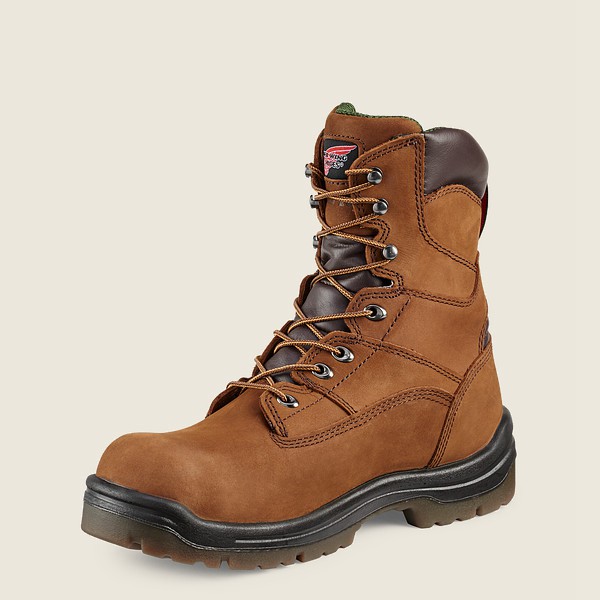 Bottes de Sécurité Red Wing - King Toe® - 8-Inch Waterproof Toe - Marron - Homme 416BSLTGY